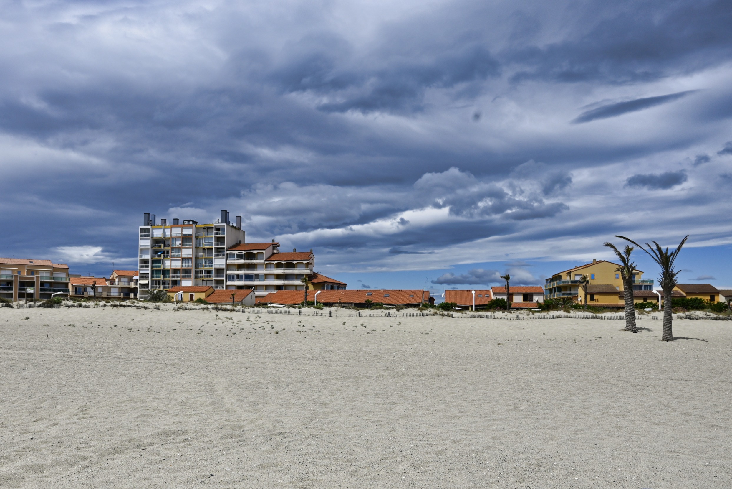 Häuser vom Meer